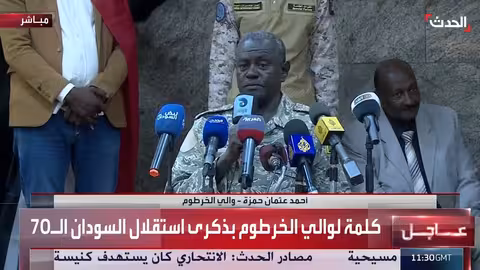 والي الخرطوم يعلن خلو العاصمة من التمرد احتفالاً بذكرى الاستقلال