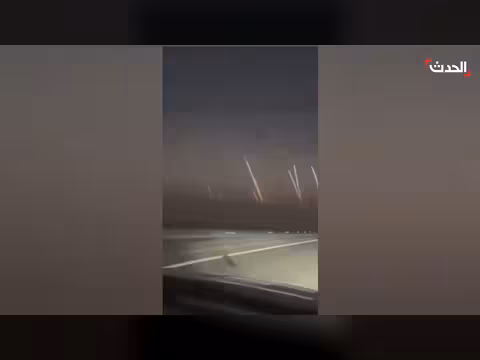 إيران تطلق صواريخ نحو إسرائيل والقدس تحت الإنذار