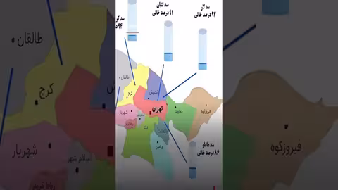 طهران تواجه أزمة حادة في نقص المياه