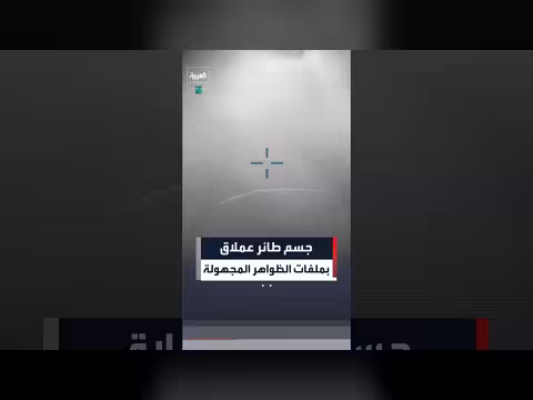 جسم طائر عملاق في بحر الصين الجنوبي