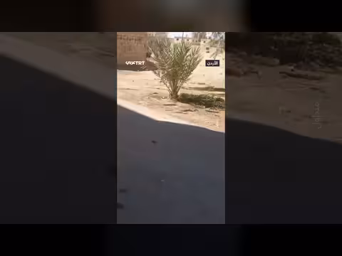 توثيق سقوط صاروخ على قاعدة أمريكية في الزرقاء الأردنية