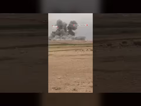 قصف عنيف على مقر للحشد الشعبي في العراق