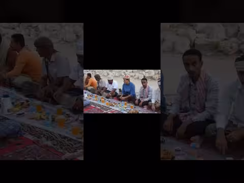 مراكز الانتقالي بمدودة تُشرف على إفطار جماعي