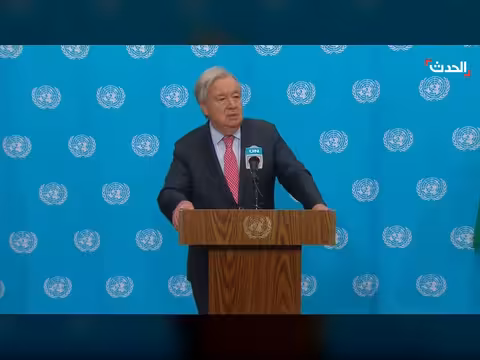 الأمين العام للأمم المتحدة يحذر إيران من مهاجمة جيرانها