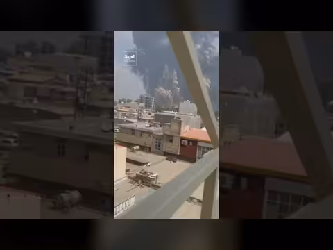 قصف يستهدف القاعدة الجوية الرابعة في دزفول جنوب غرب إيران