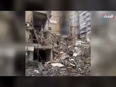 دمار هائل في حارة حريك بعد غارات إسرائيلية