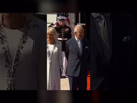 ترمب وميلانيا يستقبلان الملك تشارلز الثالث