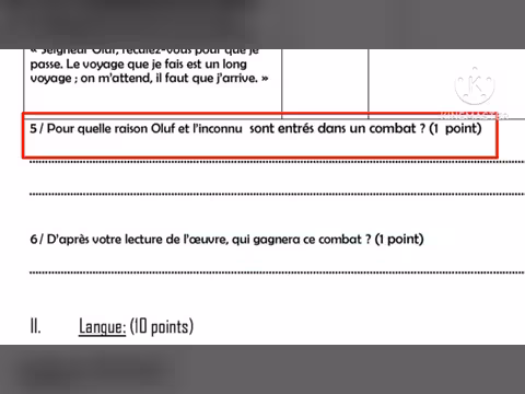 شرح نموذج اختبار الجدع المشترك: قصة الفارس المزدوج