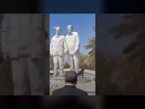 وزير الخارجية الإيراني يزور موقع مقتل سليماني والمهندي