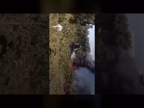 تحطم طائرة عسكرية كولومبية تقل أكثر من 100 جندي