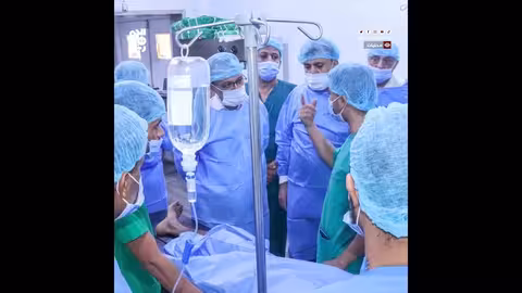 المستشفى السعودي بالمخا يجري أول عملية تخدير موجه في تعز