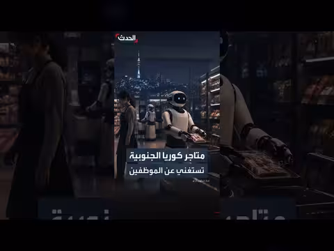 متاجر كورية تستبدل الموظفين بالروبوتات