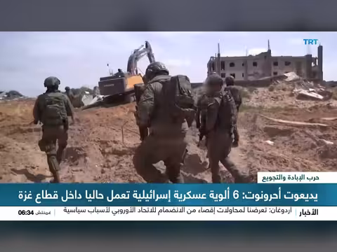 تصعيد عسكري إسرائيلي في غزة بنشر 6 ألوية