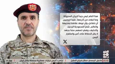 دويد: العام الجديد سيشهد تراجعًا لإيران