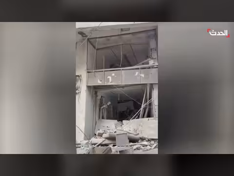 دمار كبير في حارة حريك بعد غارات إسرائيل