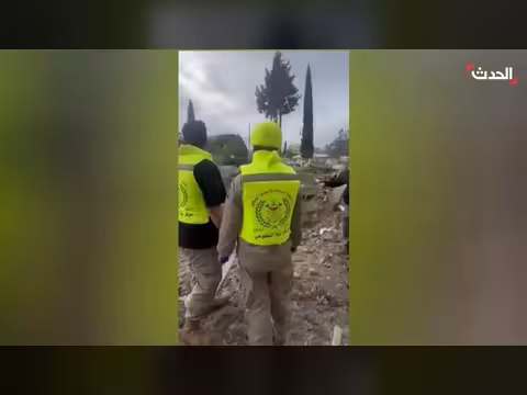 مشاهد الدمار في بلدة جبشيت اللبنانية بعد غارات إسرائيلية