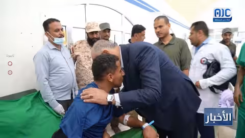 الزبيدي يطمئن على جرحى عملية المستقبل الواعد