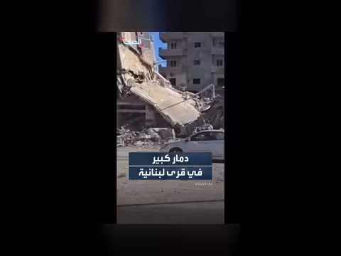 نازحون يوثقون الدمار في قراهم بجنوب لبنان