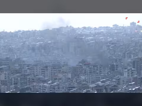 قصف إسرائيلي على الضاحية الجنوبية في بيروت