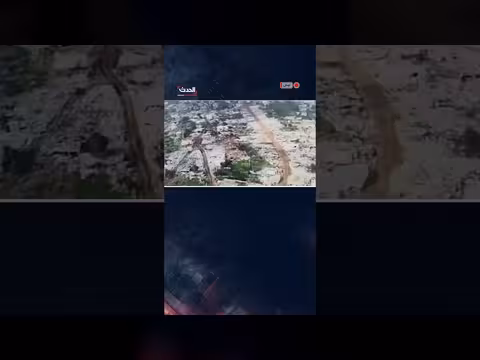 دمار واسع في مدينة الخيام بعد مسيرة إسرائيلية