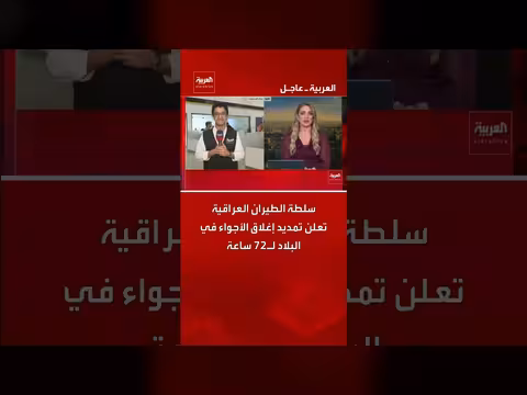 سلطة الطيران العراقية تمدد إغلاق الأجواء 72 ساعة إضافية