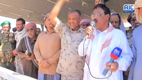 فعالية جماهيرية في وادي حضرموت لدعم القوات المسلحة الجنوبية