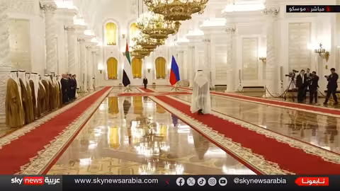 استقبال بوتين لرئيس الإمارات وبحث قضايا إقليمية