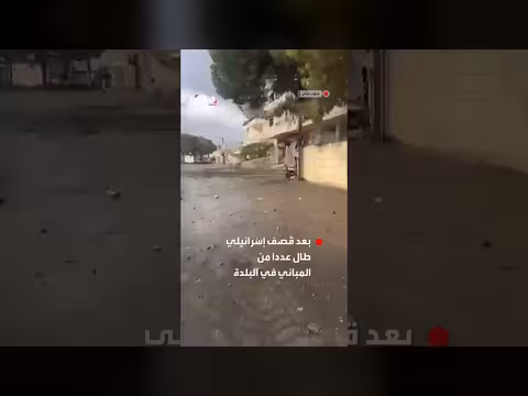 دمار واسع في كفرصير بعد قصف إسرائيلي