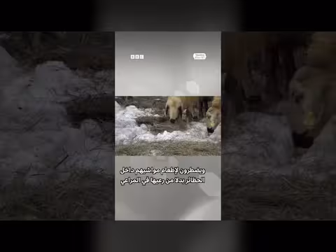 ثلوج كثيفة في تركيا خلال فصل الربيع