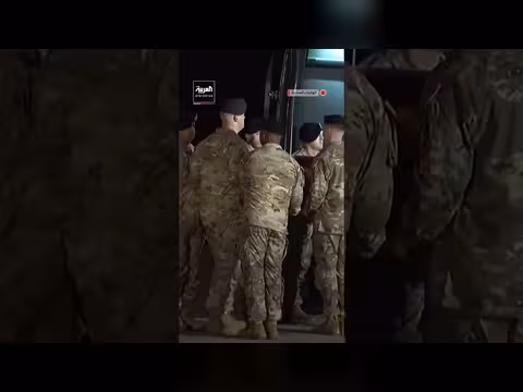 جنازة جندي أميركي في حرب إيران