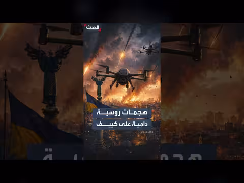 هجمات روسية عنيفة على كييف تترك قتلى وجرحى