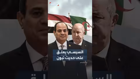 السيسي يرحب بتصريحات تبون ويؤكد عمق العلاقات المصرية الجزائرية