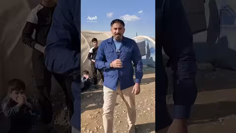 قناة العربية تدخل مخيم الجدعة لاستقبال العراقيين من الهول