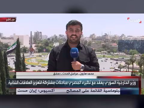 مباحثات وزيري خارجية سوريا ومصر