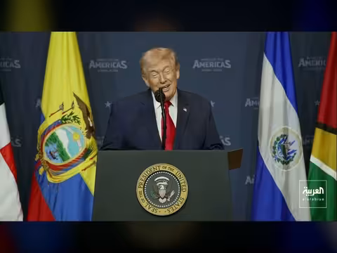 ترمب: تحقيق نتائج أسرع من المتوقع في إيران وتشكيل تحالف لمكافحة المخدرات