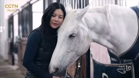 الفارسة الصينية: الحصان شريك ورفيق