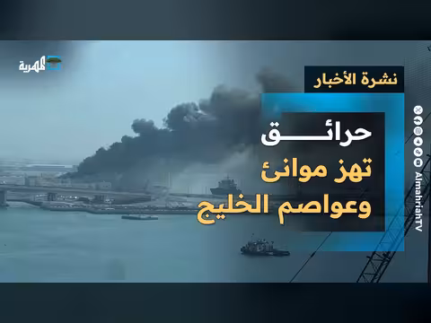 هجمات بطائرات مسيرة وحرائق بموانئ الخليج. . مجلس التعاون يحذر