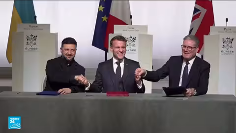 فرنسا وبريطانيا وأوكرانيا توقع إعلان نوايا لقوات متعددة الجنسيات