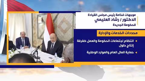 محددات فخامة رئيس مجلس القيادة