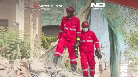 انهيار مبنى في نيروبي يحاصر أشخاصاً