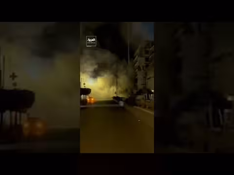 غارة إسرائيلية تستهدف منزلاً في حارة حريك بالضاحية الجنوبية لبيروت