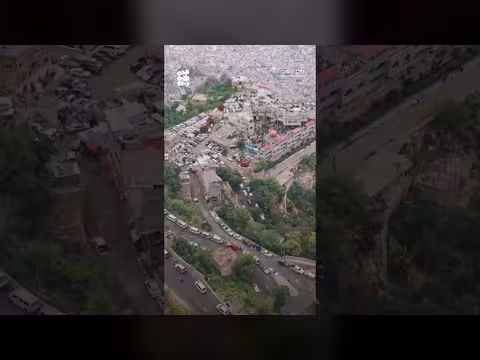 لقطات جوية لأجواء العيد في متنزه الشيخ زايد