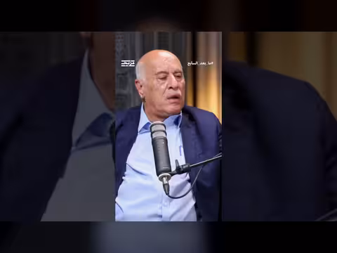رفض جبريل الرجوب مصافحة ممثل الاتحاد الإسرائيلي