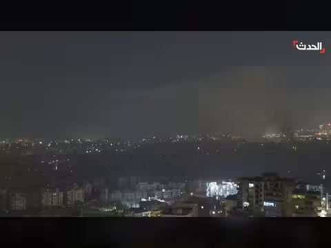 اندلاع حرائق في إسرائيل جراء صاروخ إيراني انشطاري