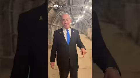 نتنياهو ينشر فيديو ويقول إنه من داخل نفق تحت المسجد الأقصى | #سوشال_سكاي