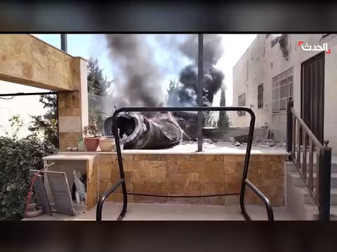 الأردن: سقوط صاروخ في فناء منزل بعمّان