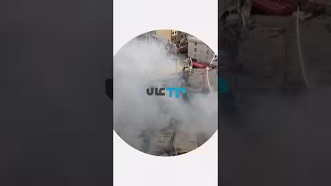 حريق كبير في بازار "جنة" وسط طهران