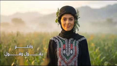 أصالة الشريجة تؤدي أغنية 'وانا غريب جوال' لأيوب طارش عبسي