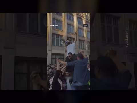 سكان برلين يدعمون مظاهرة ضد الاحتلال