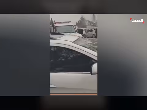 آثار الدمار في حي غرب بطهران